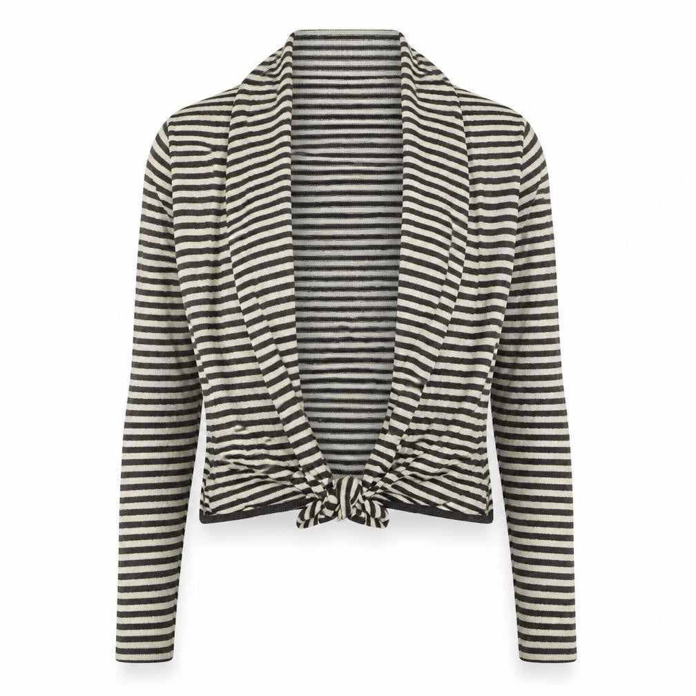 cmd Womens Beige Striped  Jacket  Size 12