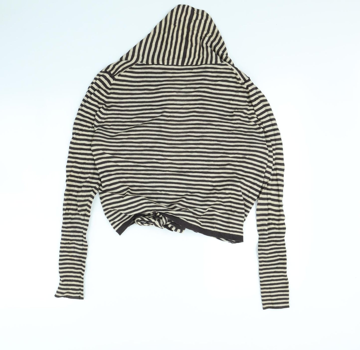 cmd Womens Beige Striped  Jacket  Size 12