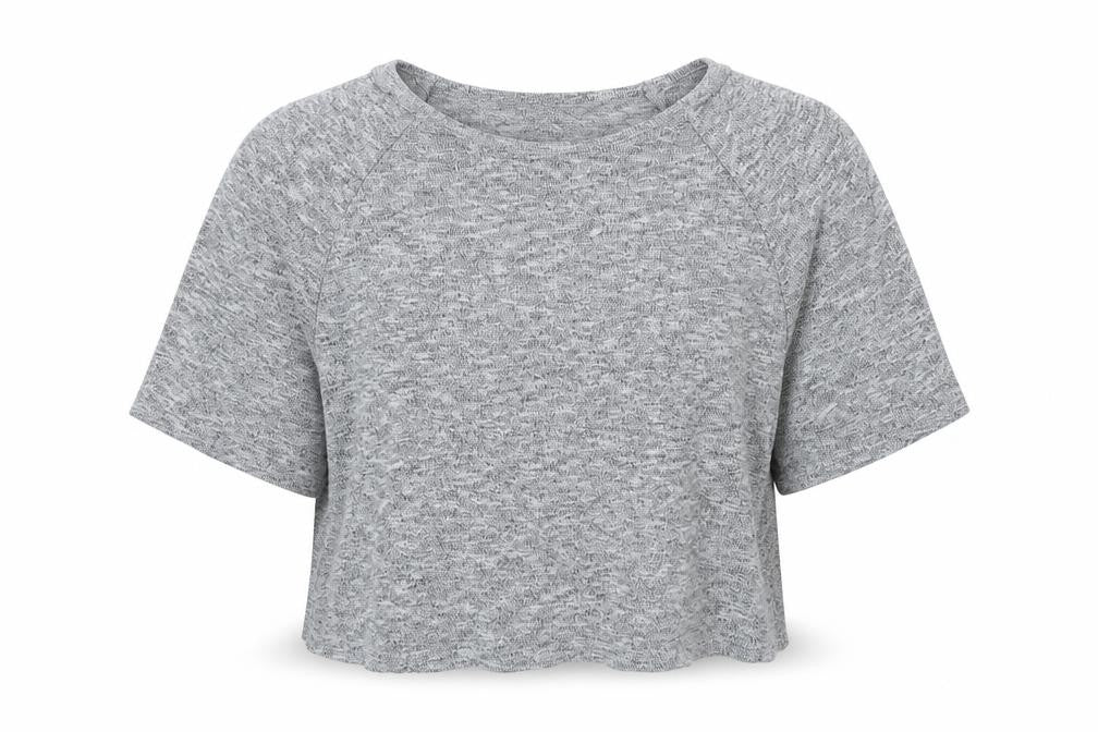 New Look Womens Grey   Basic T-Shirt Size 8