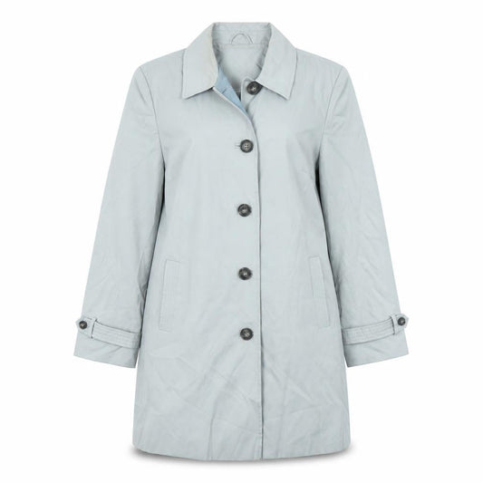 Preworn Womens Grey   Overcoat Coat Size 14