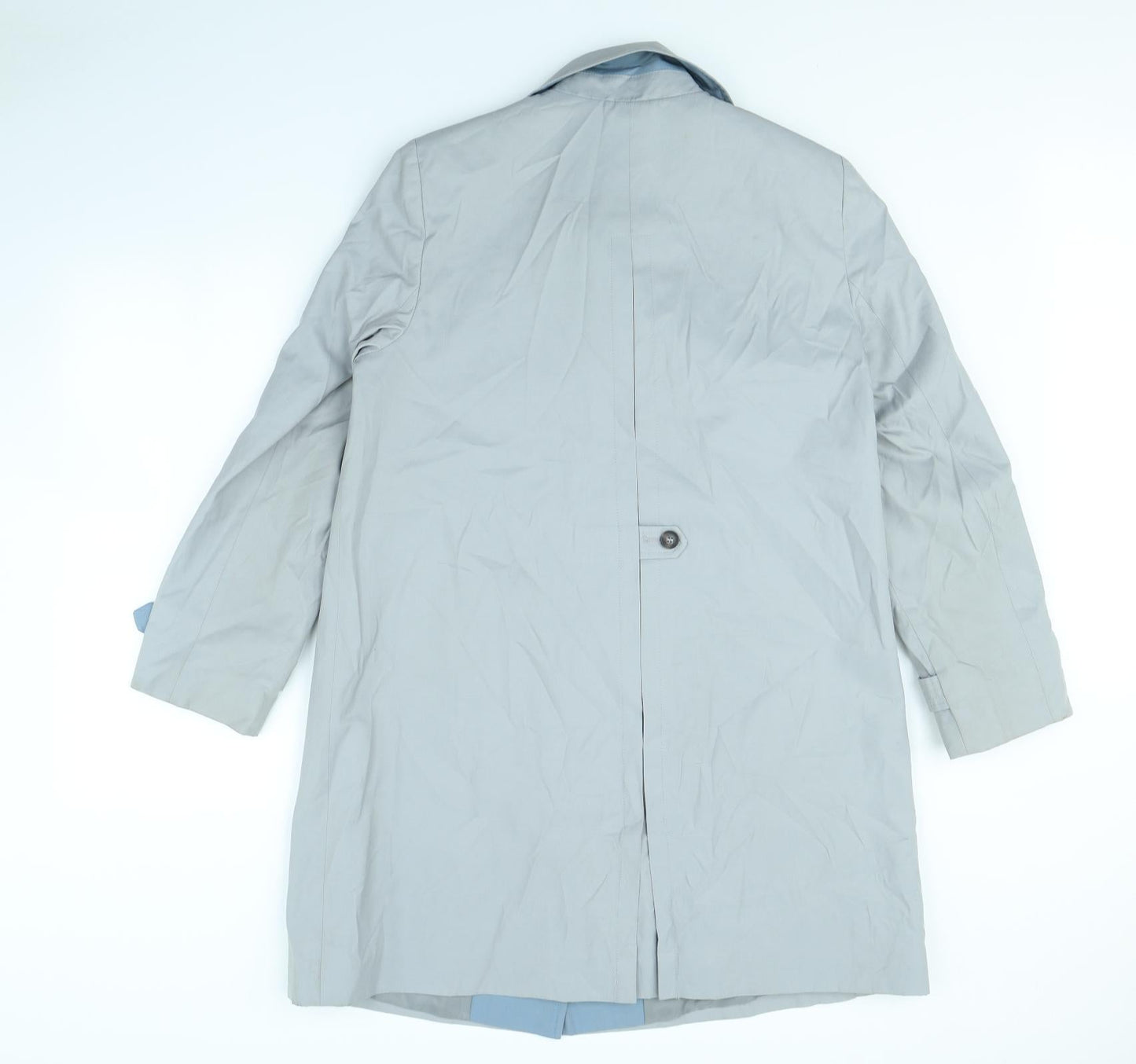 Preworn Womens Grey   Overcoat Coat Size 14