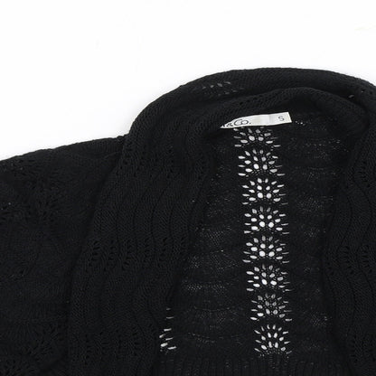 M&Co Womens Black   Shrug Jumper Size S