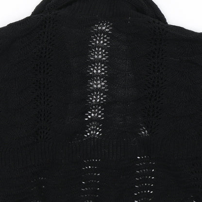 M&Co Womens Black   Shrug Jumper Size S