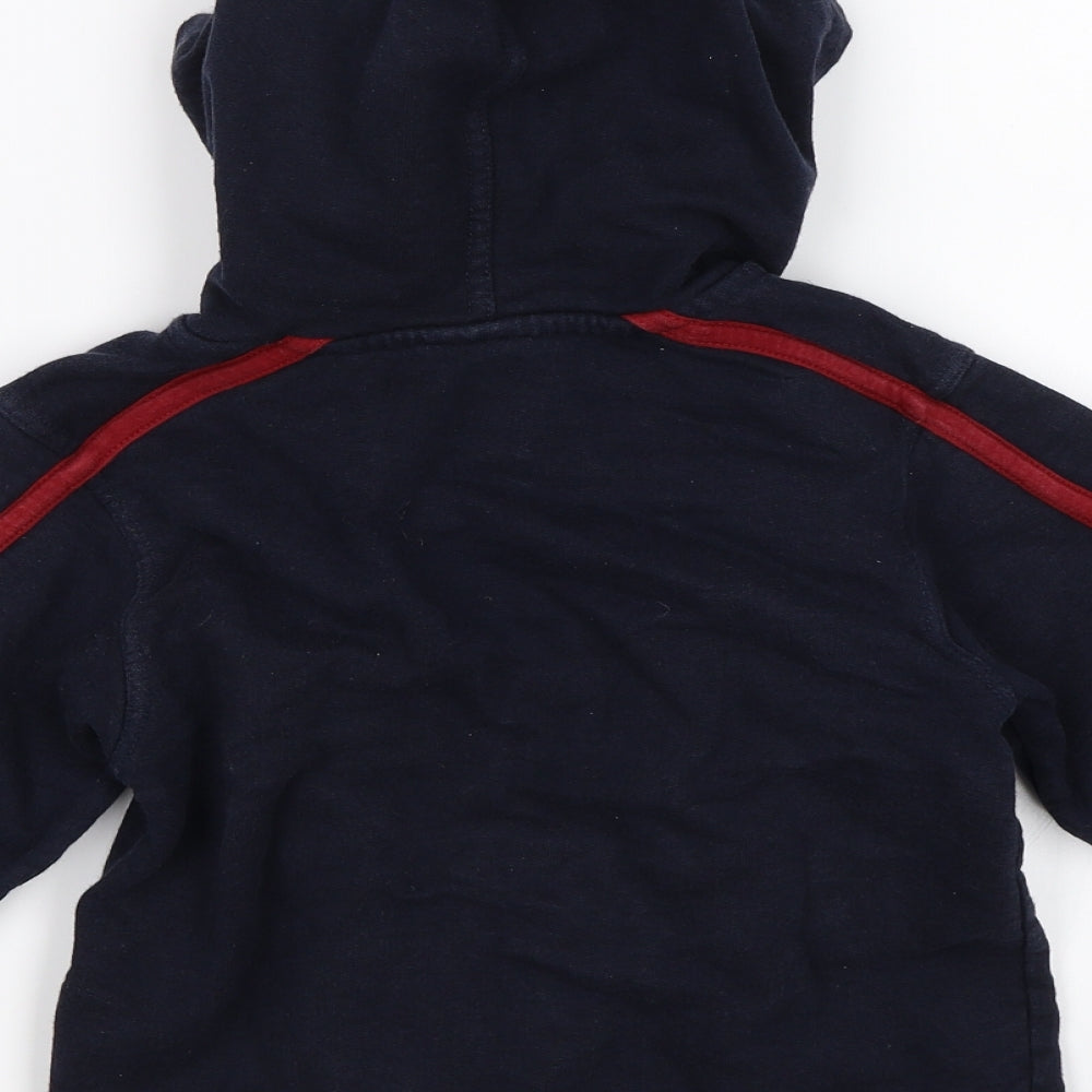 Salt Pepper Boys Blue   Full Zip Hoodie Size 3-4 Years  - No. 5