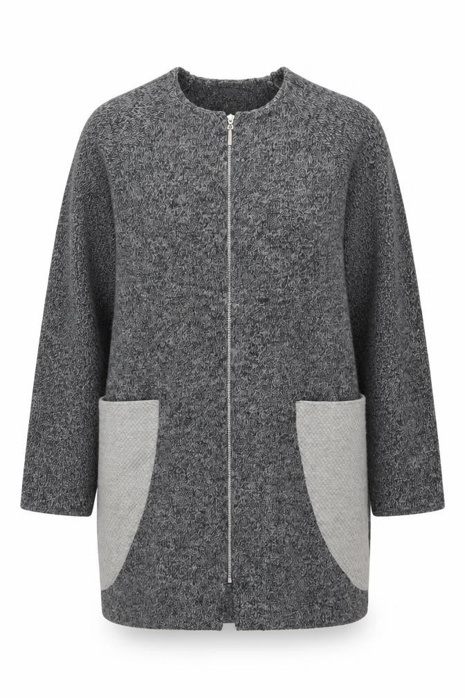Kivi Womens Grey   Jacket  Size L
