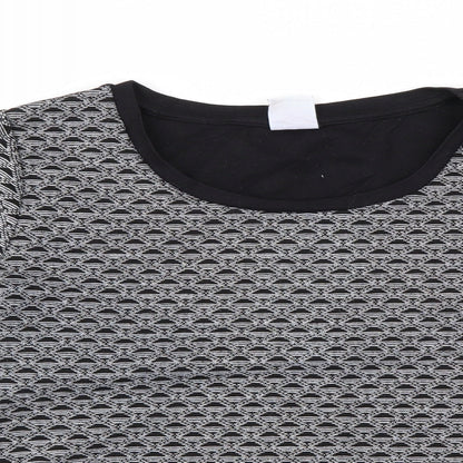 Vero Moda Womens Beige Geometric  Pullover Jumper Size M