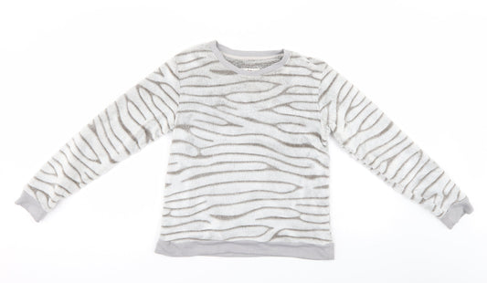 lounge & sleepwear Womens Grey Animal Print   Pyjama Top Size 6
