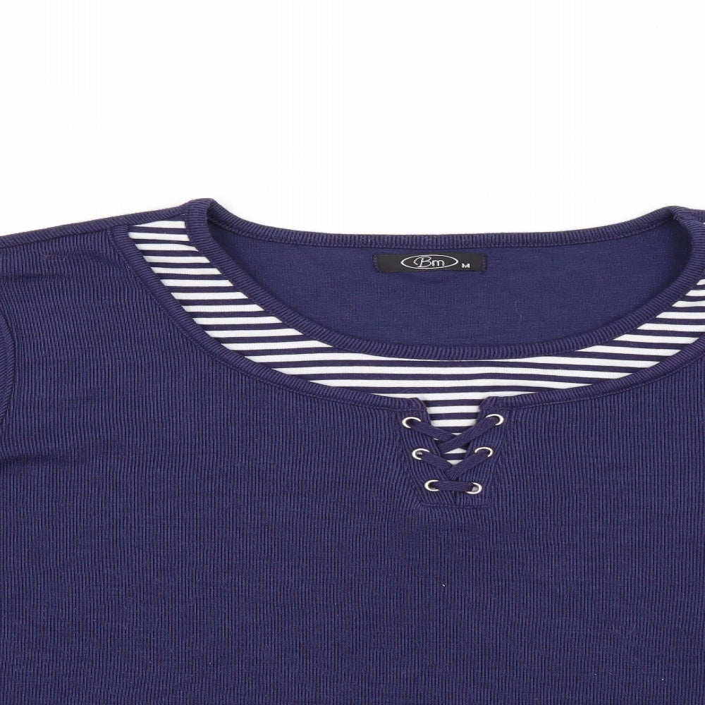 BM Womens Blue   Pullover Jumper Size M