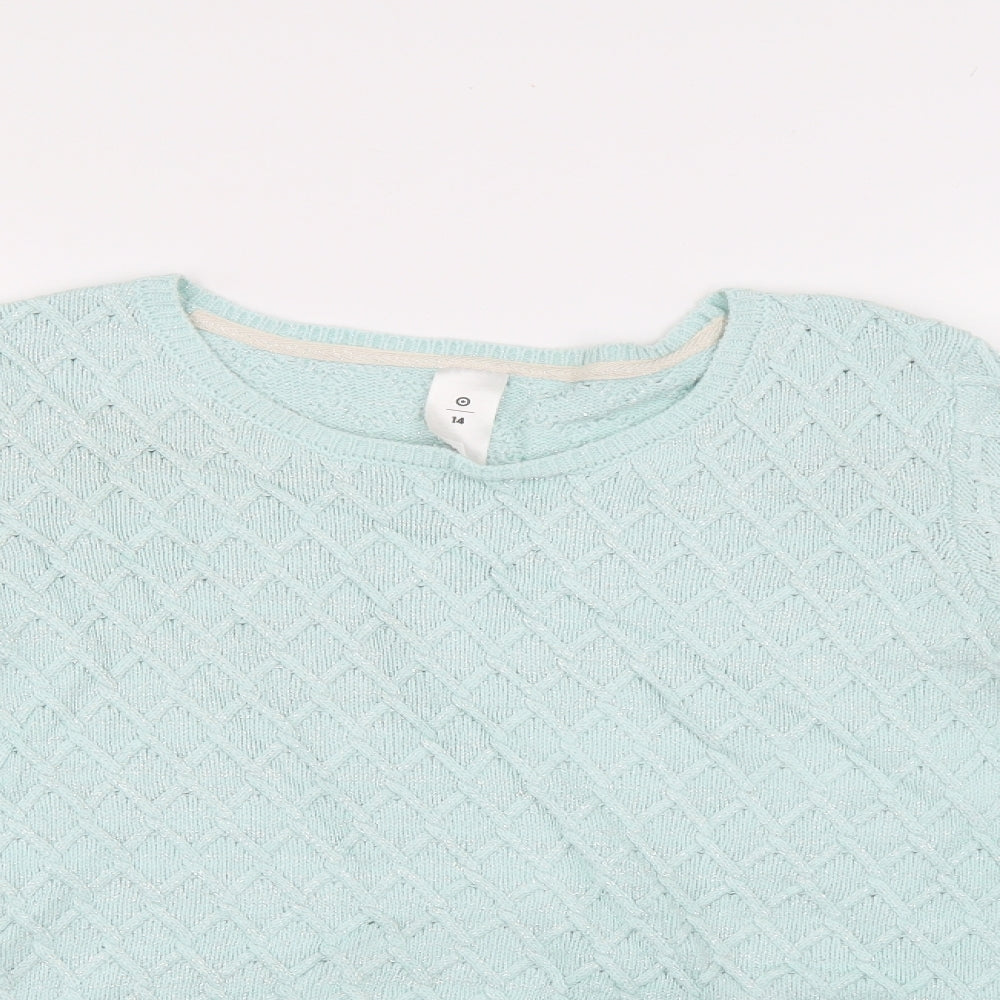 Target Womens Green   Tunic Jumper Size 14