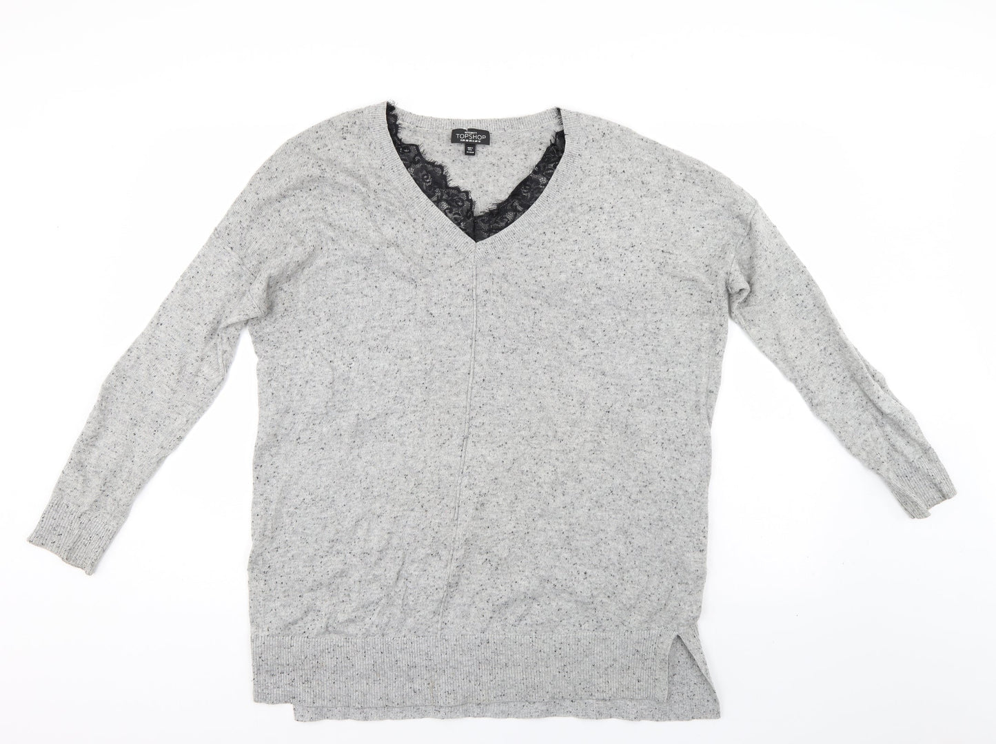 Top Shop Womens Grey   Pullover Jumper Size 10