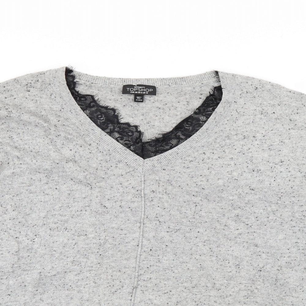Top Shop Womens Grey   Pullover Jumper Size 10