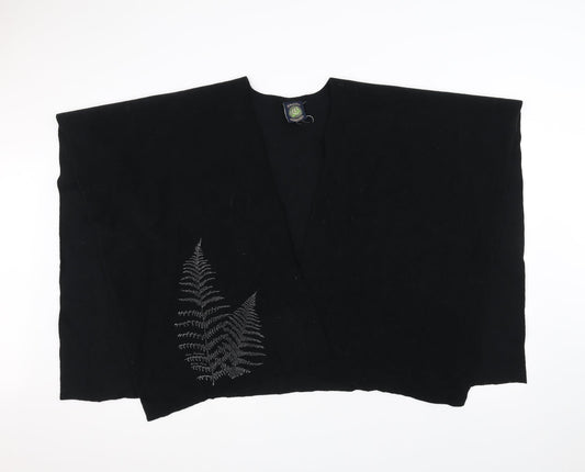 Preworn Womens Black   Cardigan Jumper One Size