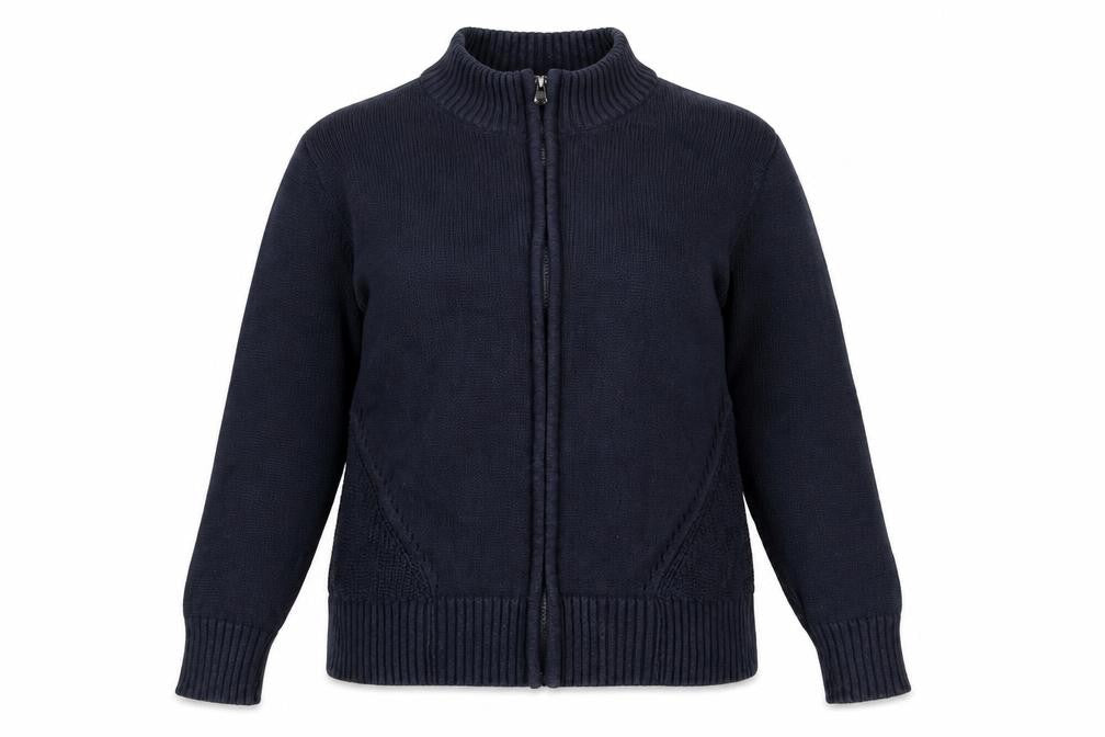ISLE Womens Blue  Knit Jacket  Size L
