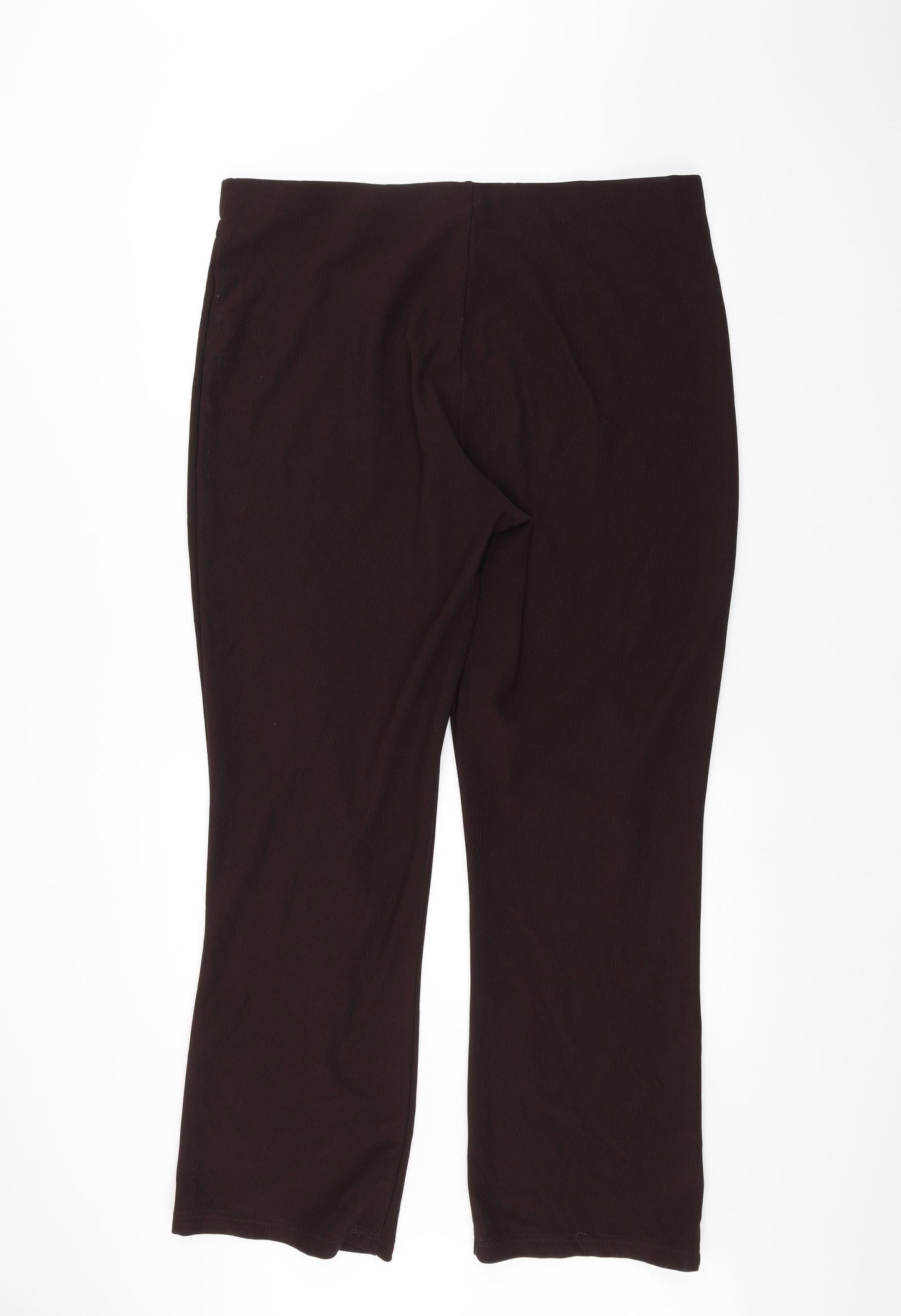 Preworn Womens Brown   Trousers  Size 22 L28 in