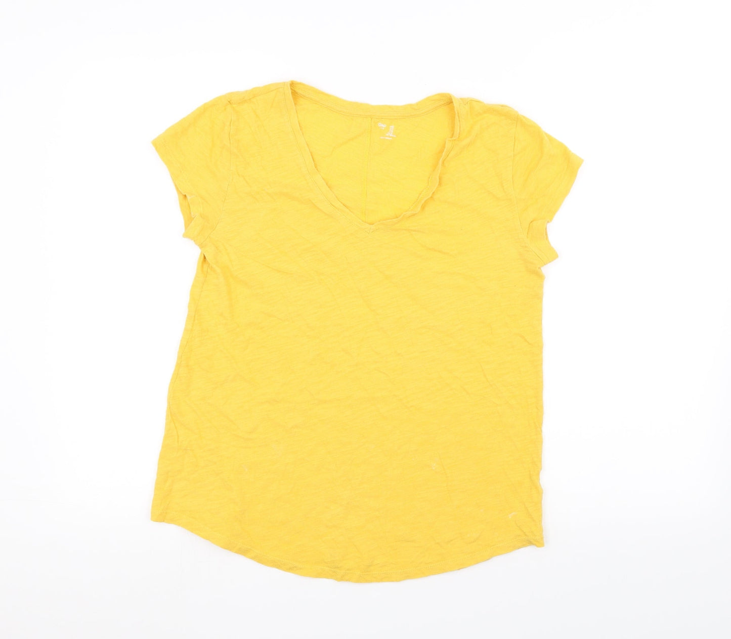 Gap Womens Yellow   Basic T-Shirt Size S