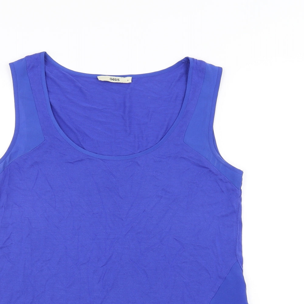 Oasis Womens Blue   Basic Tank Size S