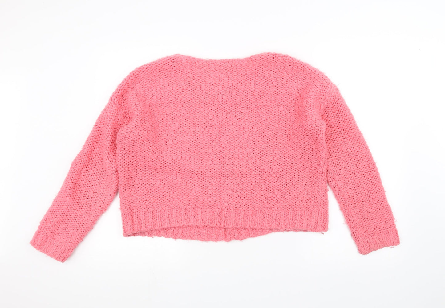 NEXT Womens Pink  Knit Pullover Jumper Size M