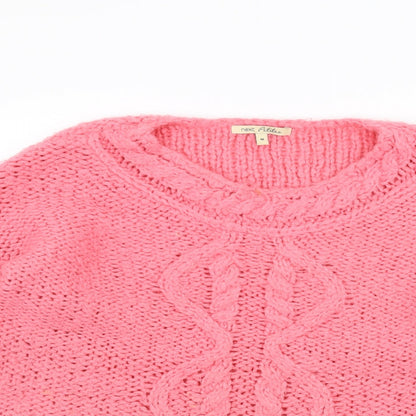 Preloved NEXT Womens Pink  Knit Pullover Jumper Size M - Detail
