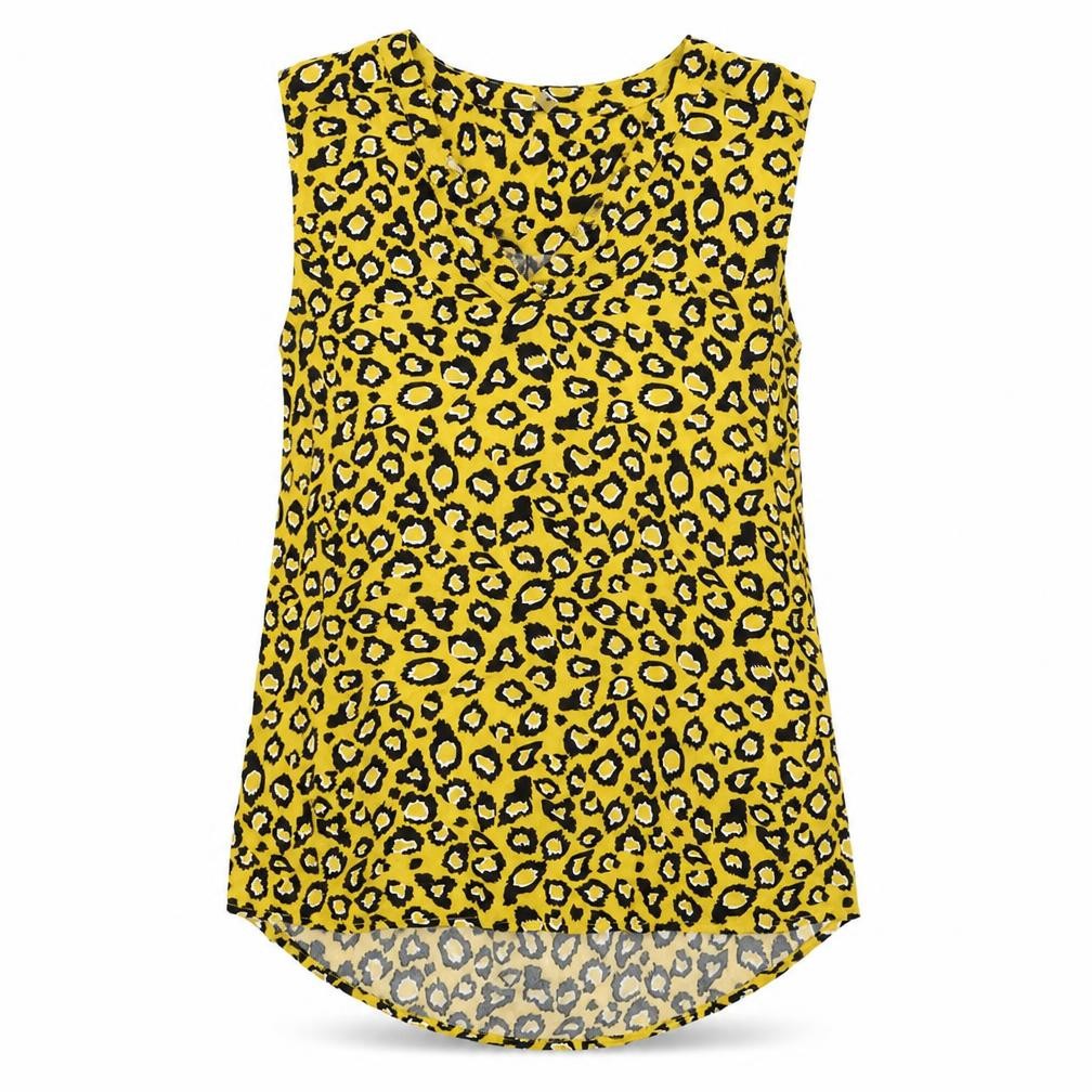 Soyaconcept Womens Yellow   Basic T-Shirt Size S