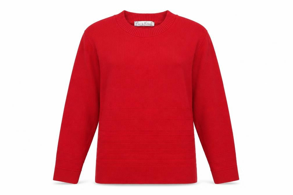 Pure & Natural Womens Red   Pullover Jumper Size L