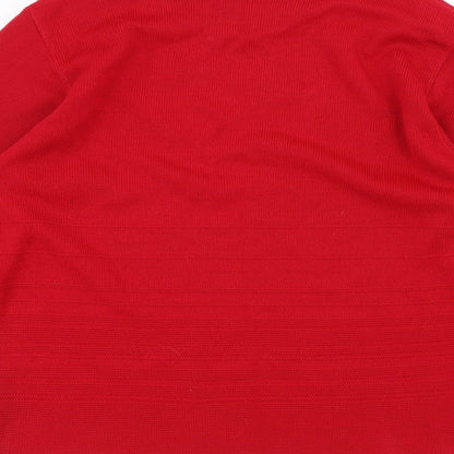 Pure & Natural Womens Red   Pullover Jumper Size L