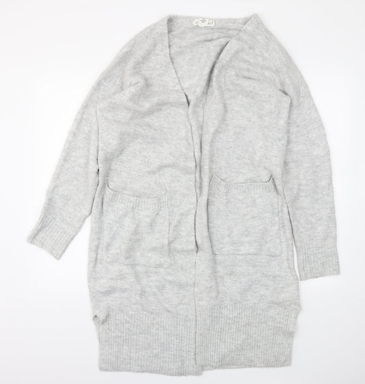 H&M Womens Grey   Cardigan Jumper Size S