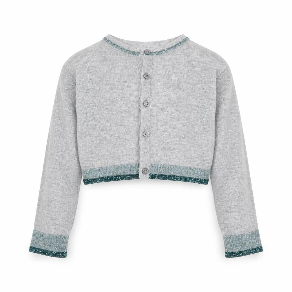 NEXT Girls Grey   Cardigan Jumper Size 3 Years