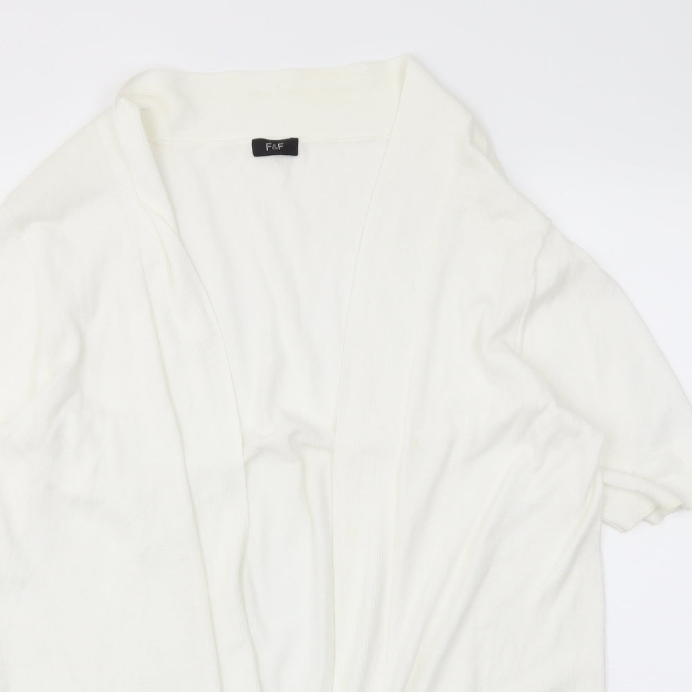 F&F Womens Ivory   Wrap Jumper Size 18