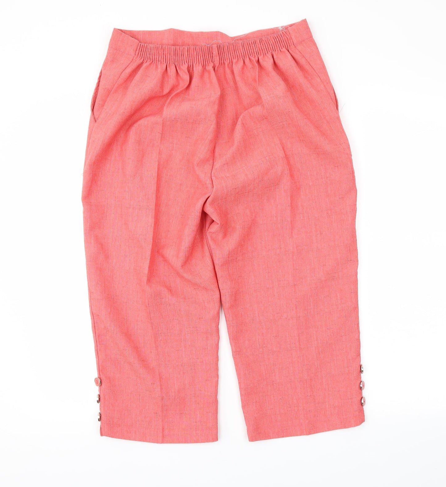 Preworn Womens Red   Cropped Trousers Size 30 in L20 in