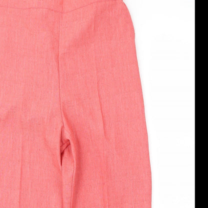 Preworn Womens Red   Cropped Trousers Size 30 in L20 in