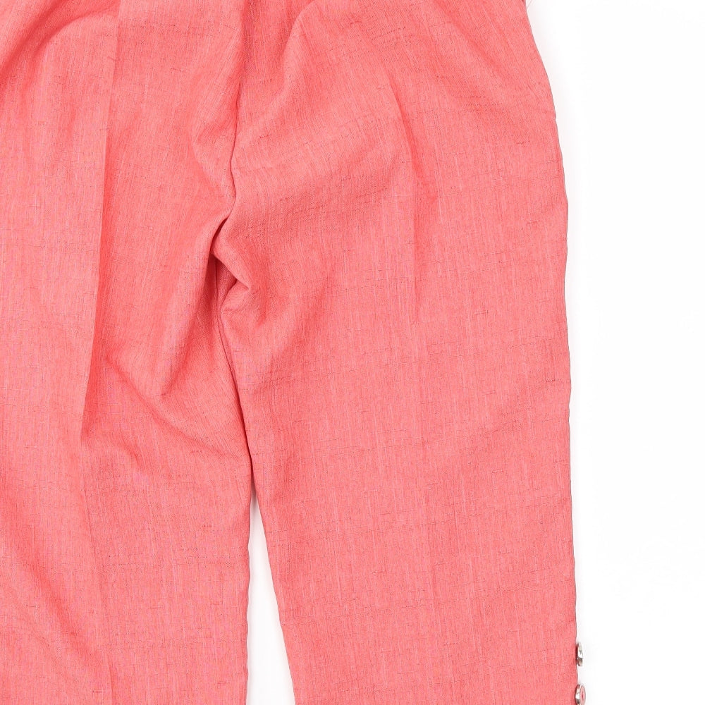 Preworn Womens Red   Cropped Trousers Size 30 in L20 in