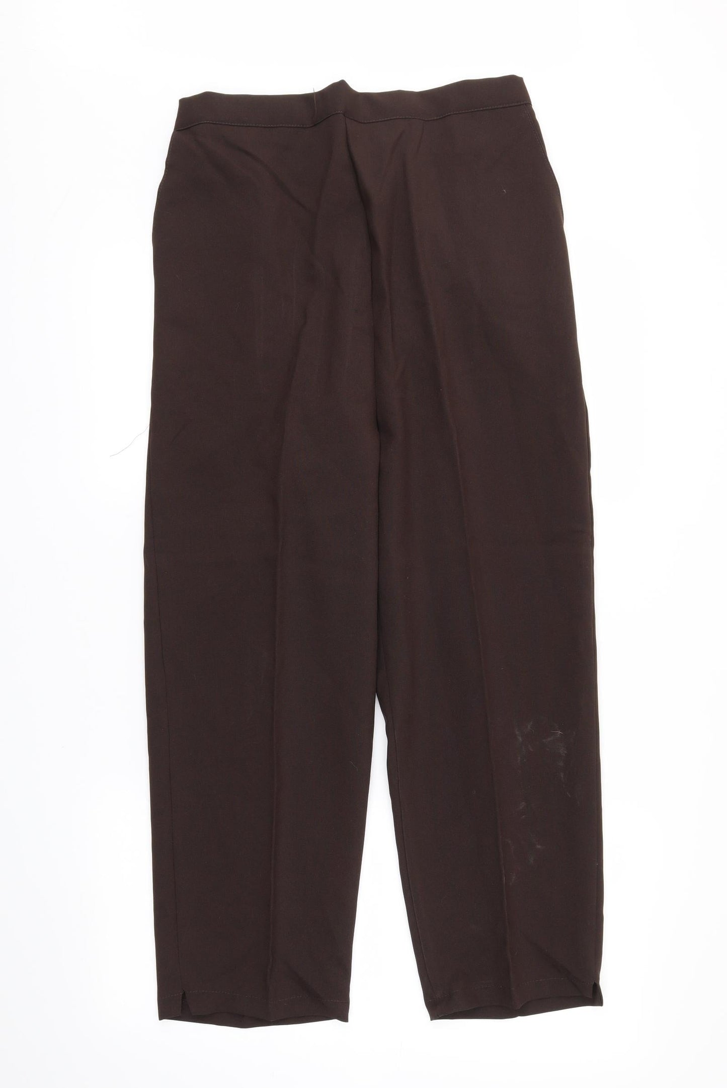 Preworn Womens Brown   Trousers  Size 16 L24 in - .