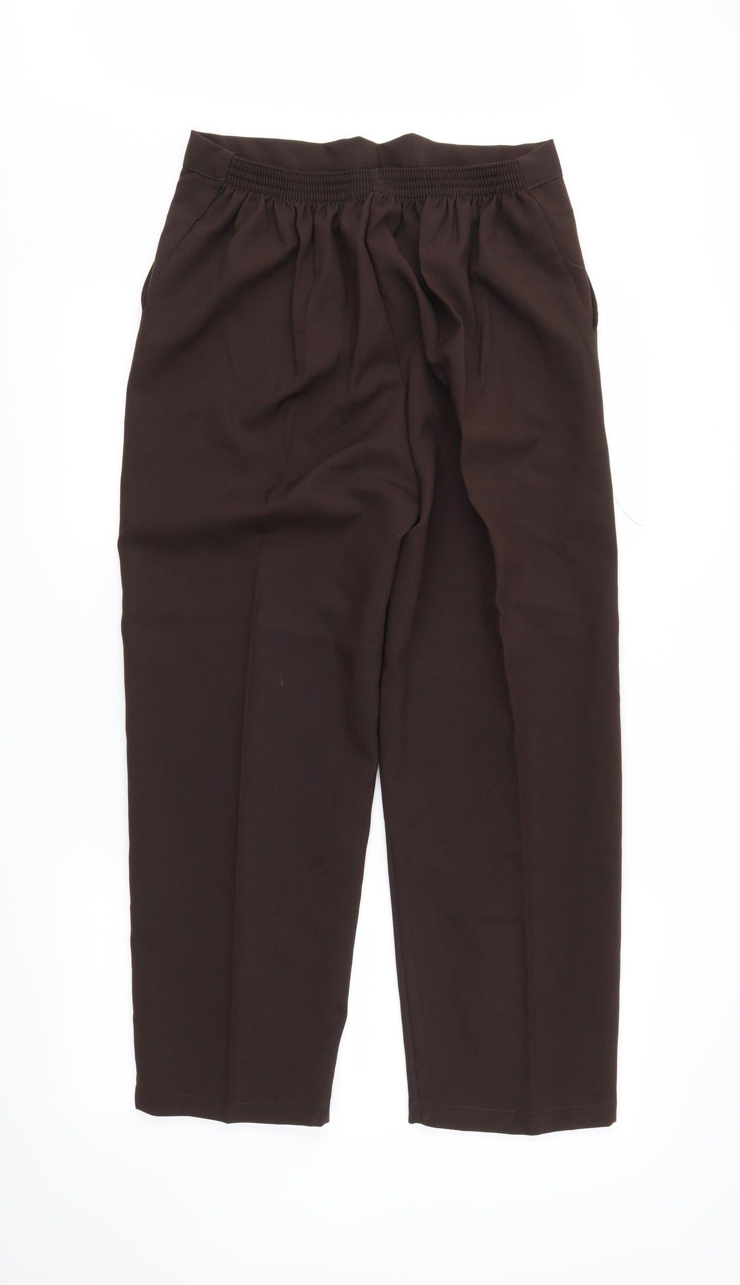 Preworn Womens Brown   Trousers  Size 16 L24 in - .