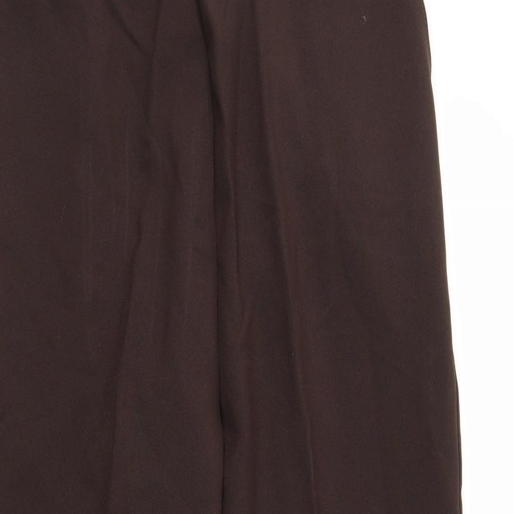 Preworn Womens Brown   Trousers  Size 16 L24 in - .