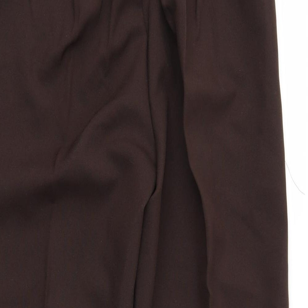 Preworn Womens Brown   Trousers  Size 16 L24 in - .