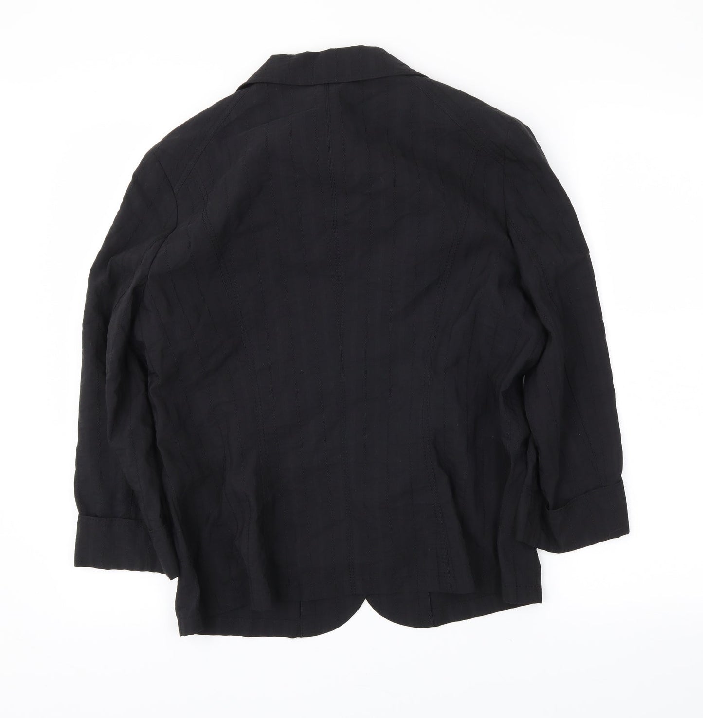 Gelco Womens Black   Jacket Blazer Size 14  - .