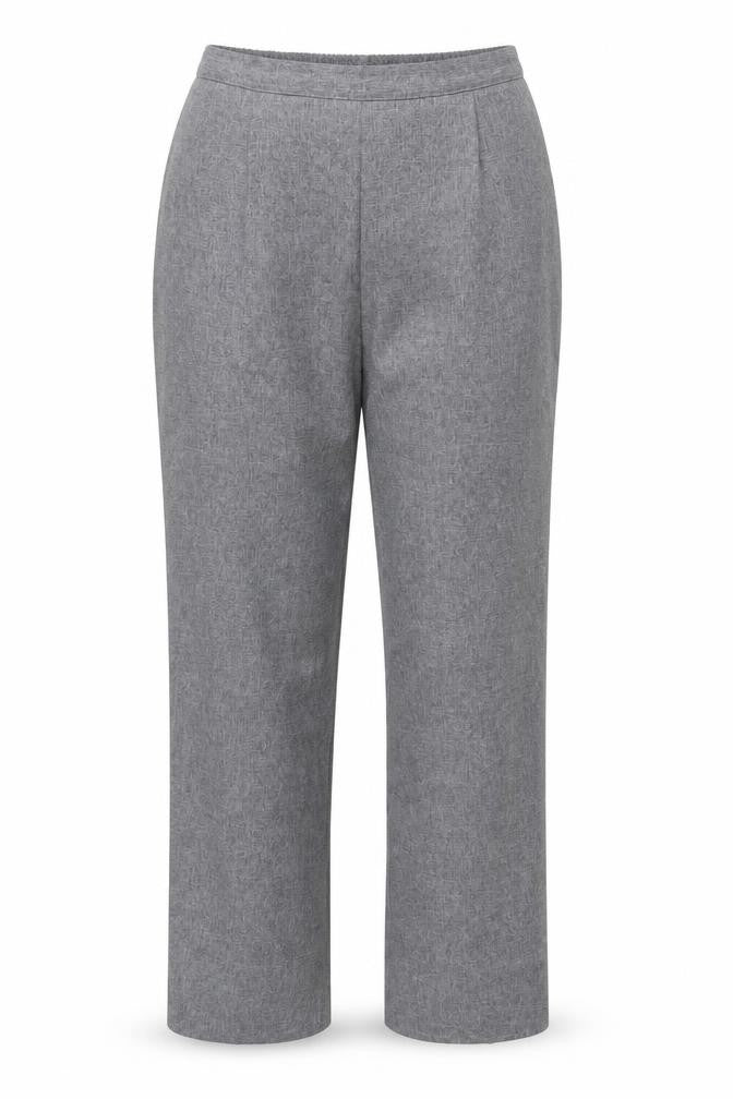 Bonmarché Womens Grey Trousers Size 14 L21.5 in - .