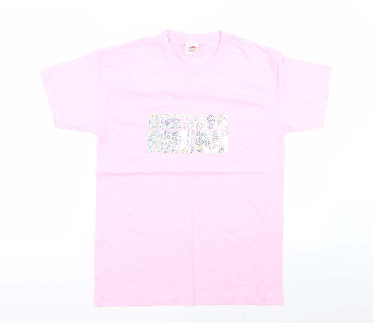 Fruit of the Loom Womens Pink   Basic T-Shirt Size S