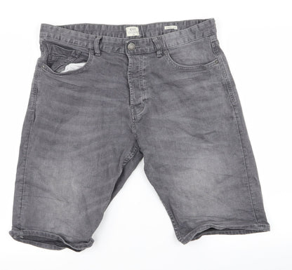 Preworn Womens Grey   Biker Shorts Size 36
