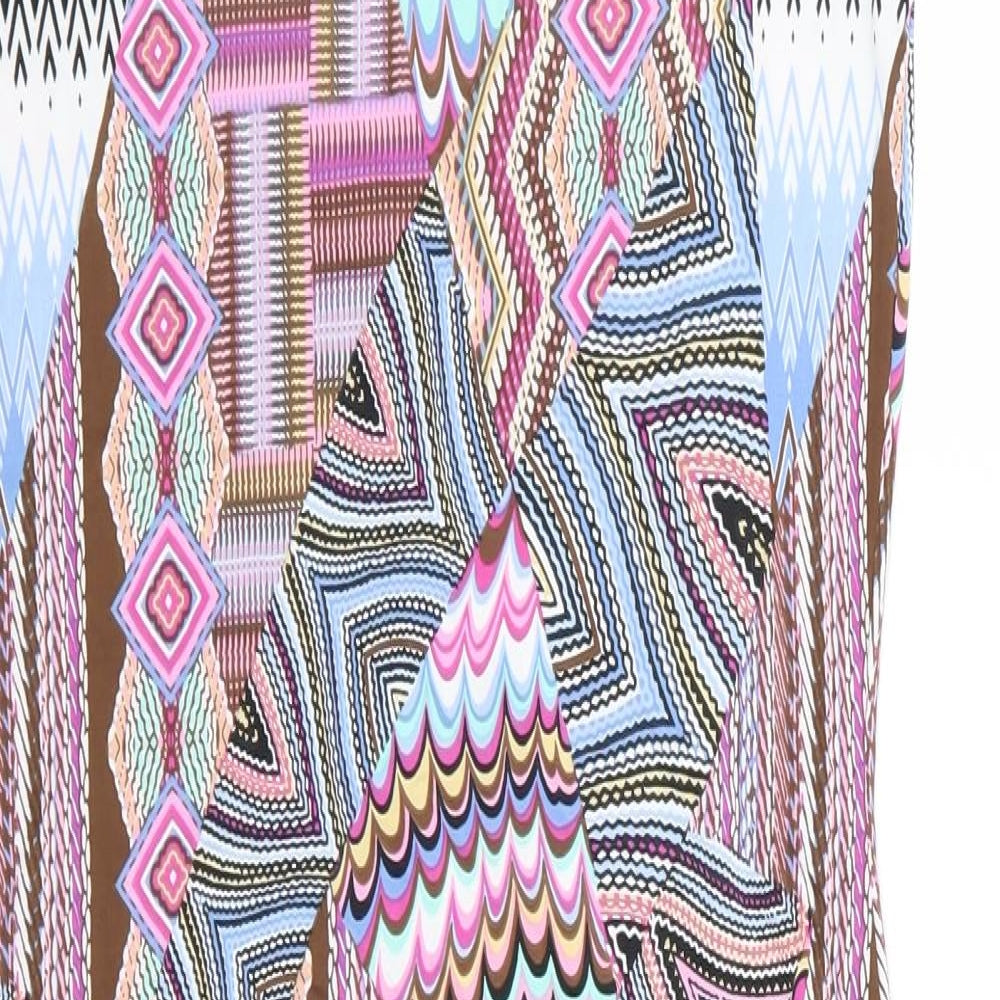 Preworn Womens Pink Paisley  Sheath  Size 10
