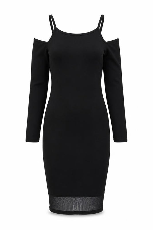 Cameo Womens Black  Rayon Sheath  Size 8