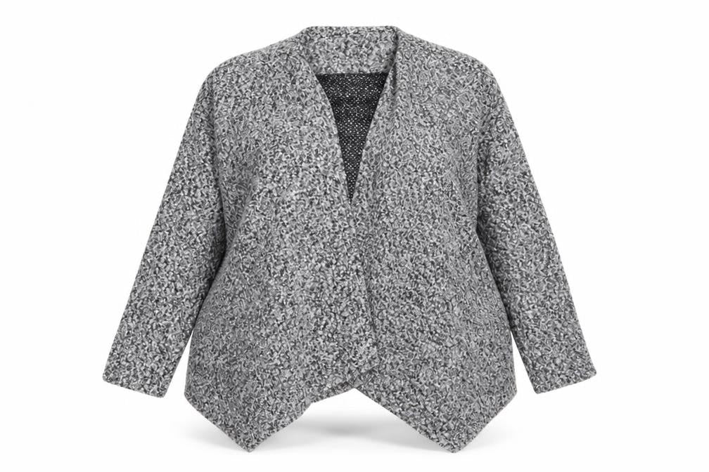 m&s Womens Grey   Overcoat Jacket Size 14