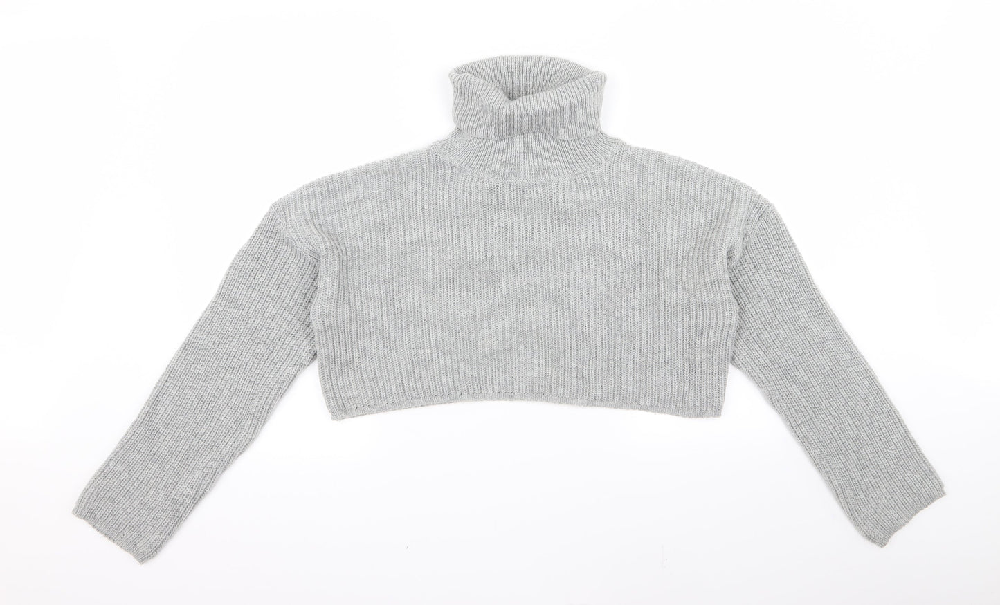 Missguided Womens Grey   Pullover Jumper Size M