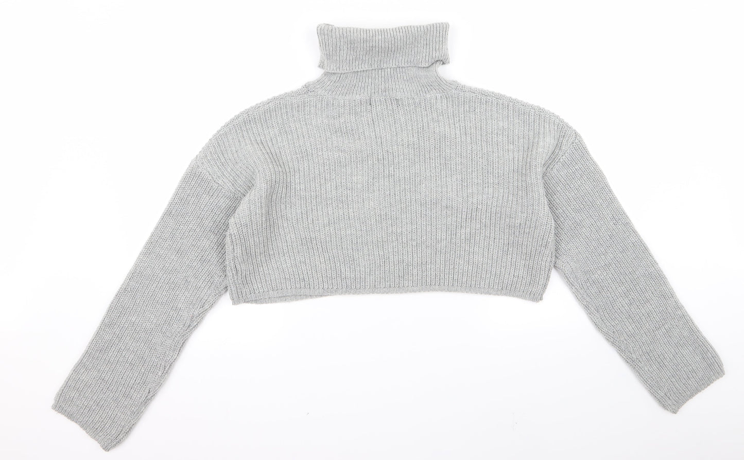 Missguided Womens Grey   Pullover Jumper Size M