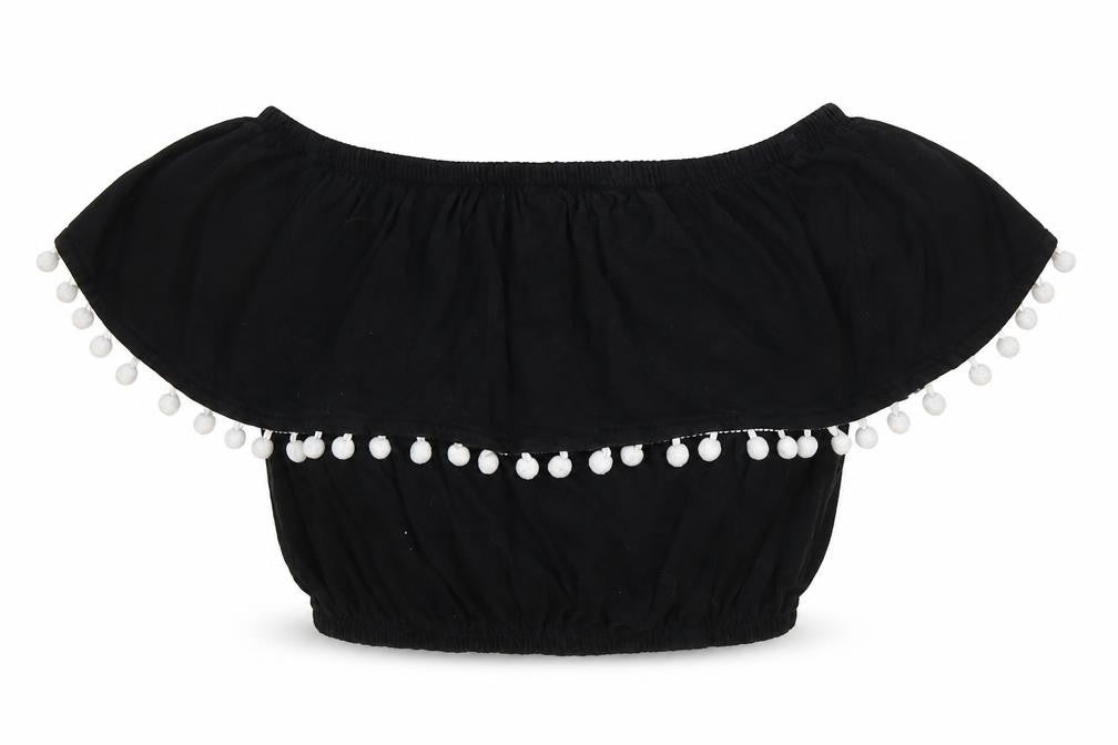 Primark Womens Black   Cropped Tank Size 6