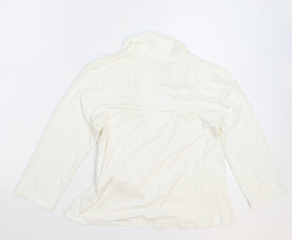New Look Womens White   Pullover Jumper Size 14