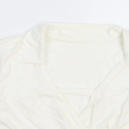 New Look Womens White   Pullover Jumper Size 14