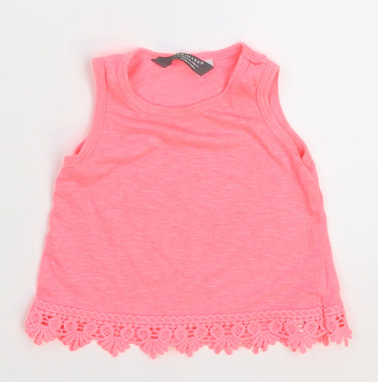 Primark Girls Pink   Basic T-Shirt Size 3-6 Months