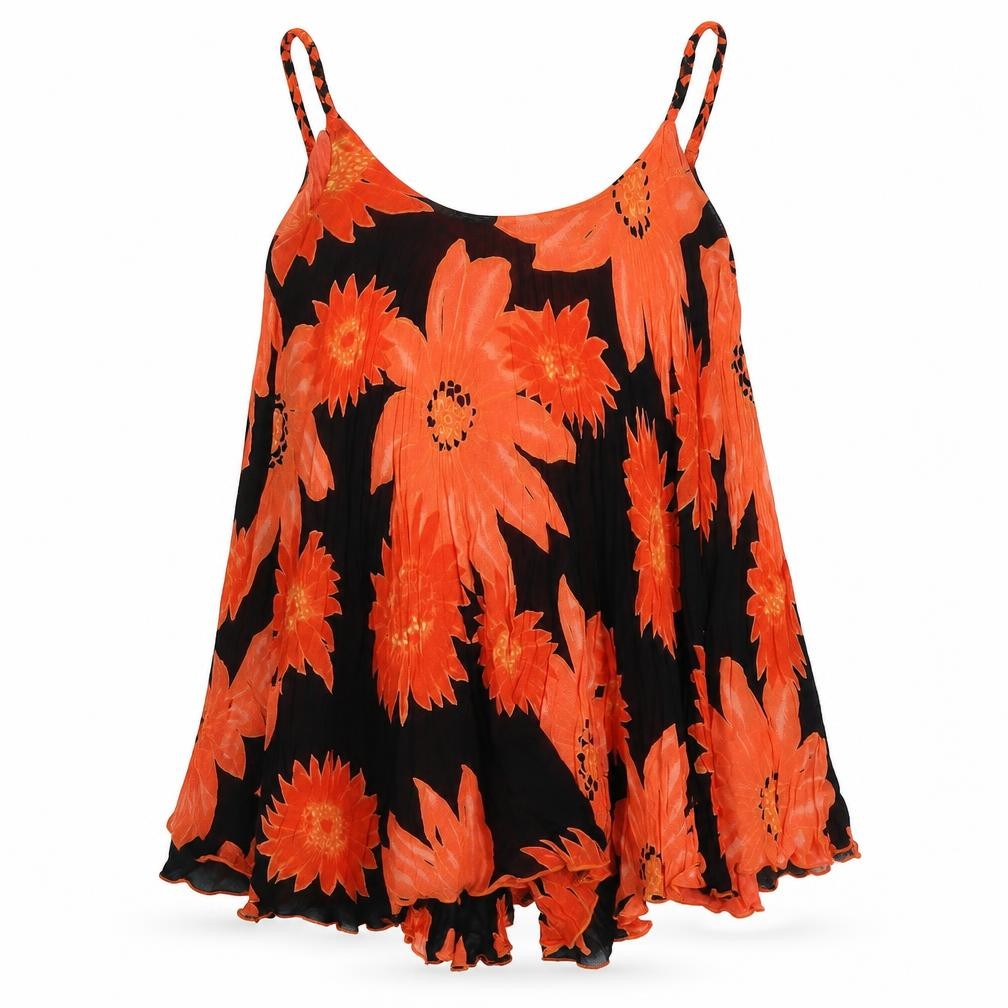Together Womens Black Floral  Basic T-Shirt Size 10