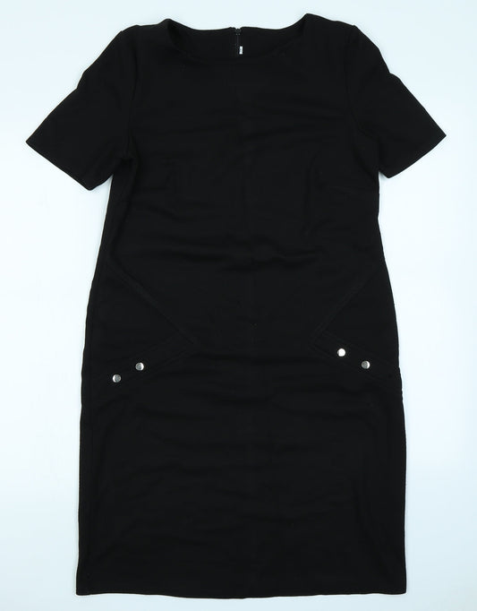 Preworn Womens Black   A-Line  Size 10